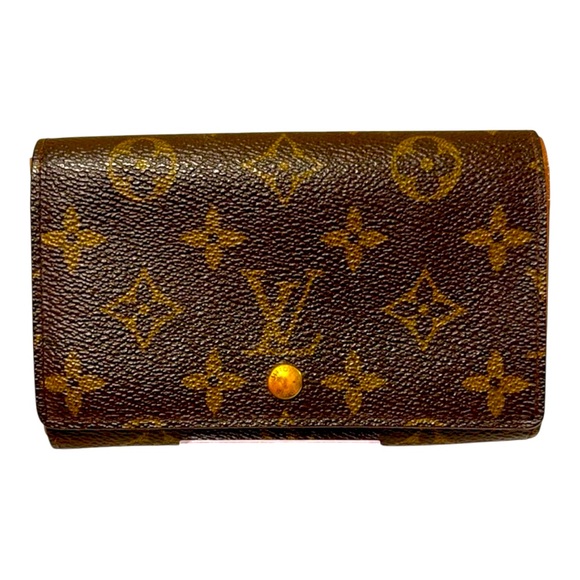 LOUIS VUITTON MONOGRAM PORTE-MONNAIE TRESOR COMPACT WALLET IN MINT COND 3P0034 - Picture 1 of 13